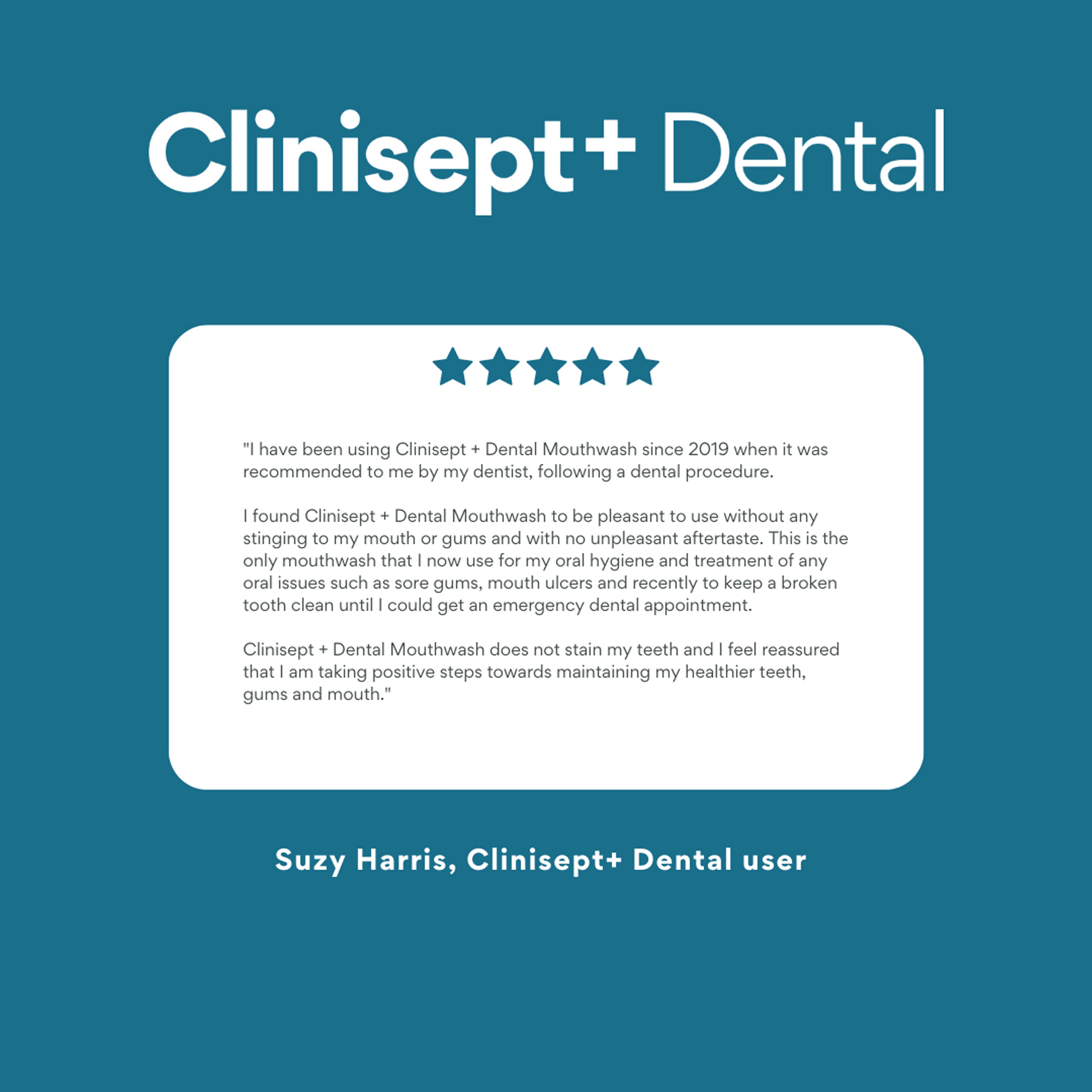 Clinisept+ Dental Mouthwash - 5L Container (For Professional Use)