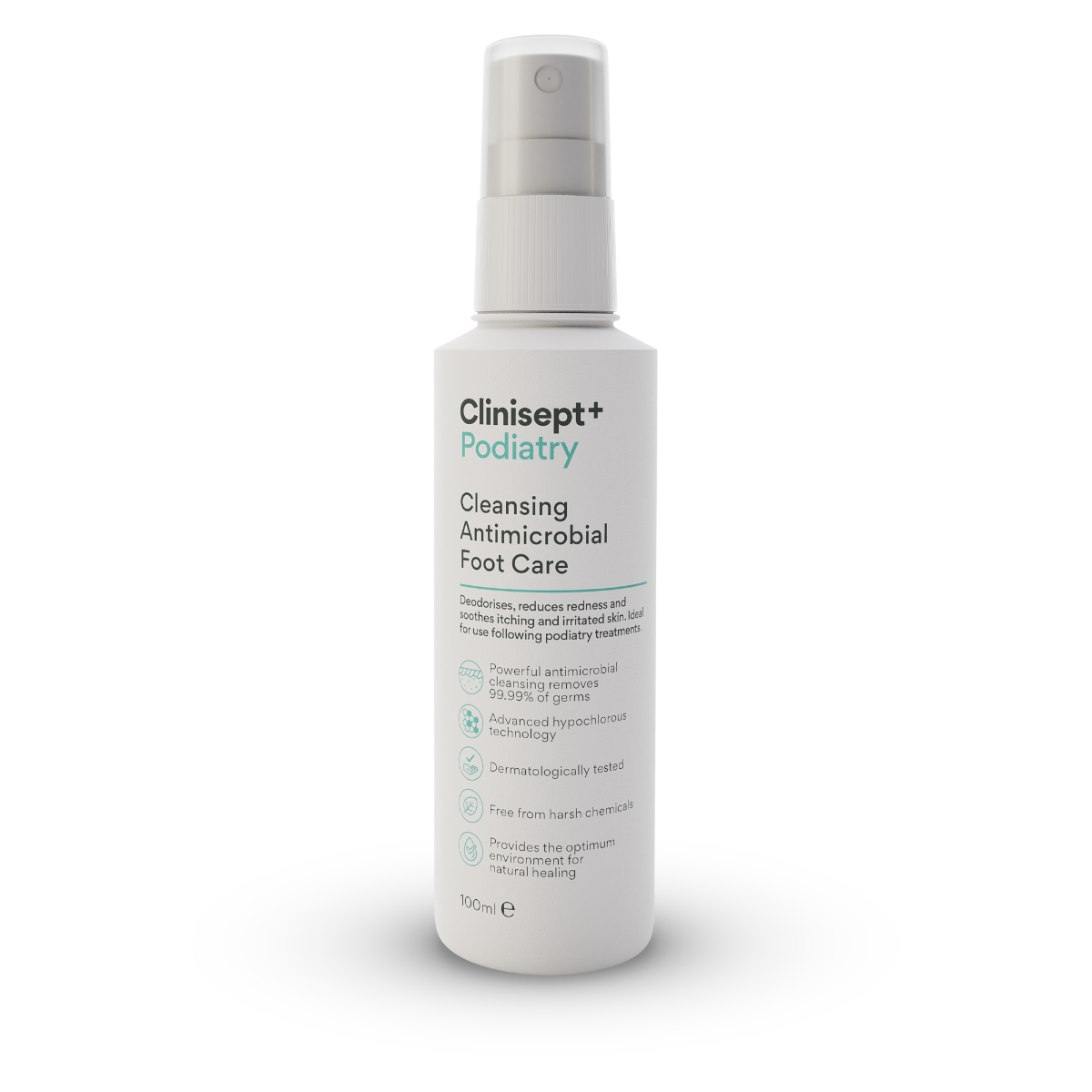 Clinisept+ Podiatry 100ml Finger Spray (Professional & Home Use)