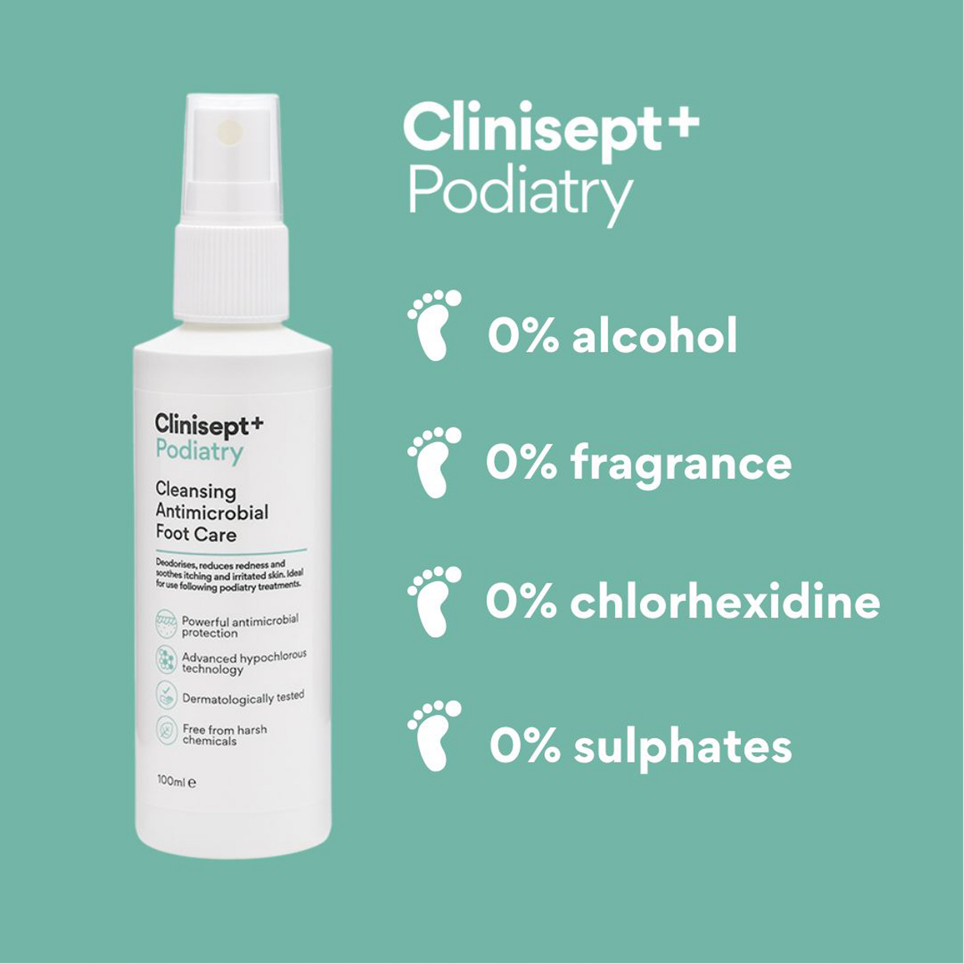 Clinisept+ Podiatry - 500ml Bottle (Professional Use Only)