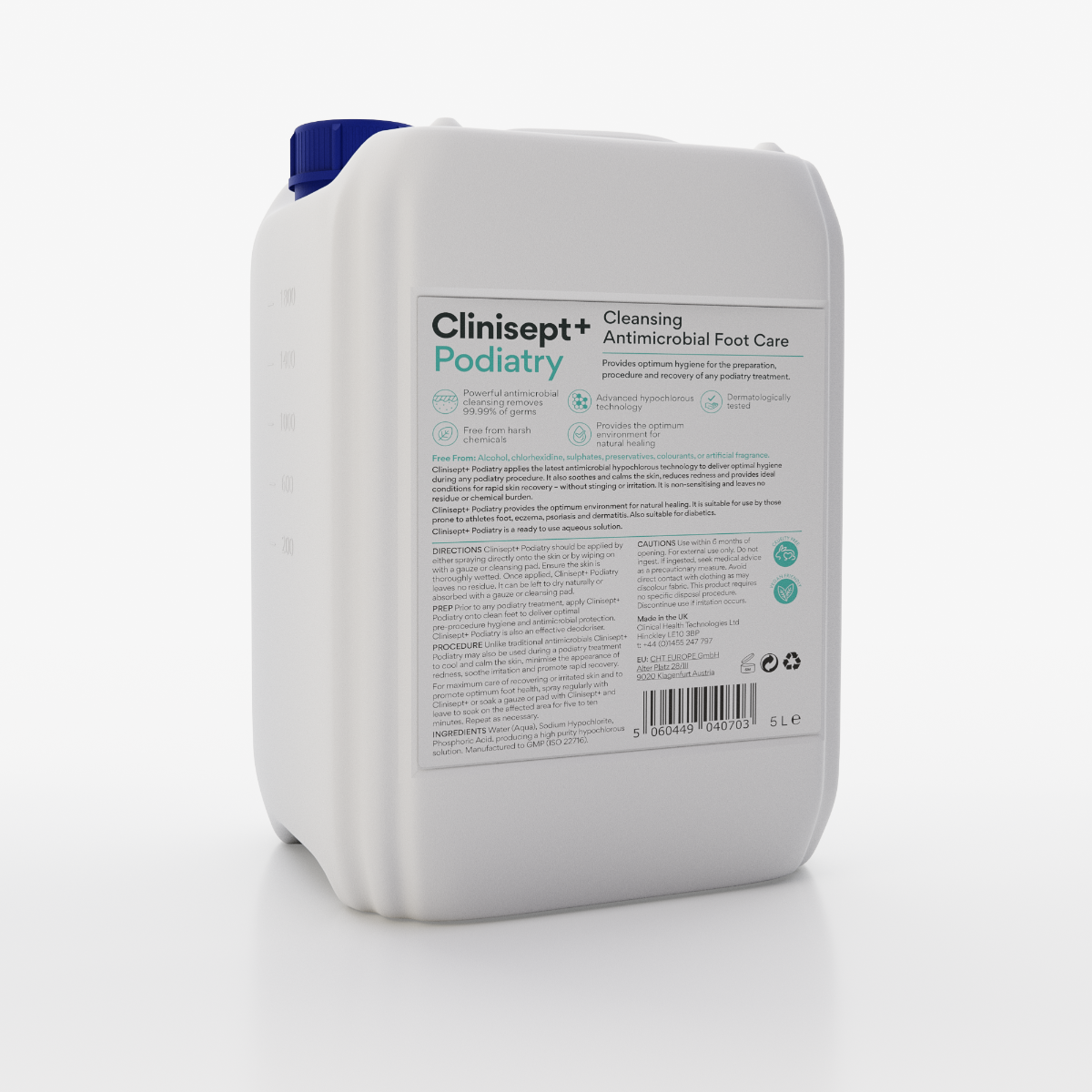 Clinisept+ Podiatry - 5L Container (For Professional Use)