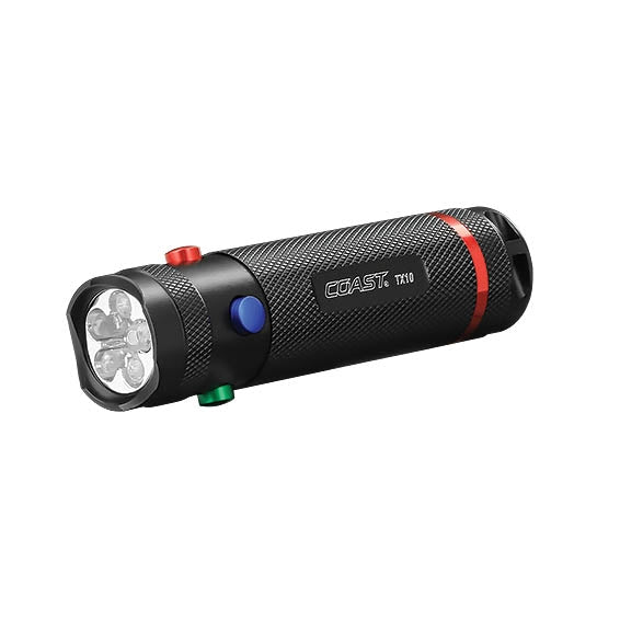 Coast TX10 Quad Colour LED Torch (80 Lumens)