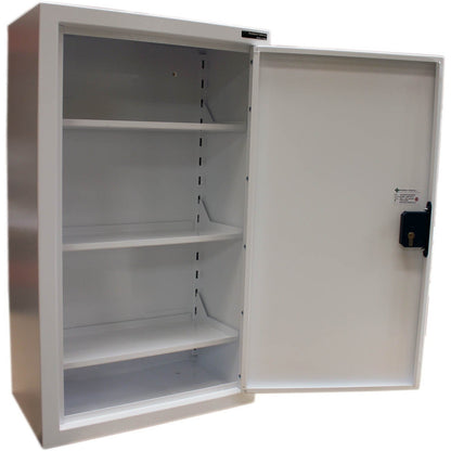 Controlled Drugs Cabinet 850 X 500 X 300mm | 3 Shelves (Adjustable) | R/H Hinge / Warning Light