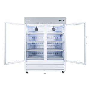 CoolMed Large Glass Door Refrigerator - 500 Litres - CMG500