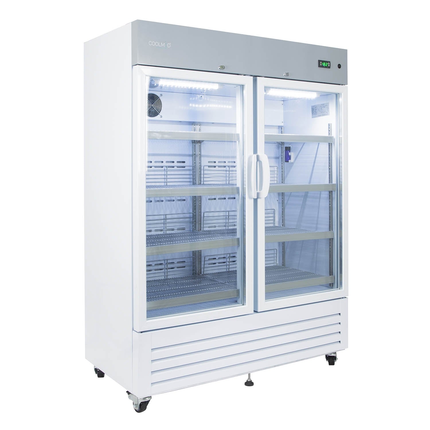 CoolMed Large Glass Door Refrigerator - 500 Litres - CMG500