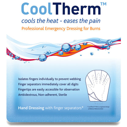 CoolTherm Hand Burn Dressing with Finger Separators