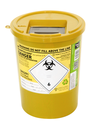 Sharpsguard Yellow 3.75 Ltr Sharps Bin