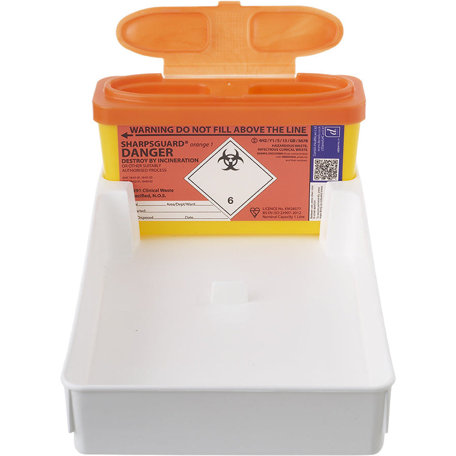 Daniels POUDS Community Tray Sharps Bin Bracket