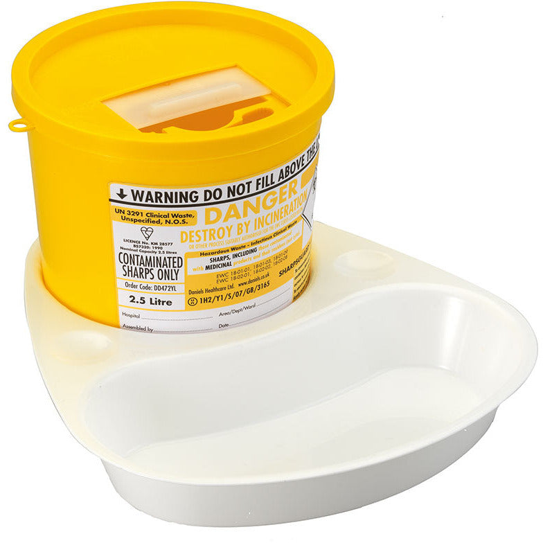 Daniels POUDS Tray 2.5 Sharps Bin Bracket