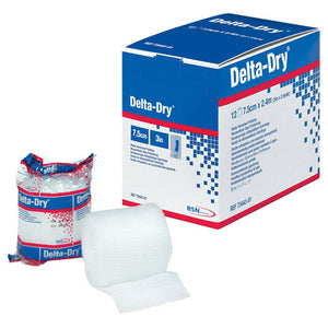 Delta-Dry Water Resistant Cast Padding 5cm x 2.4m Pack of 12