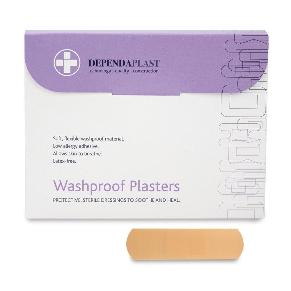 Dependaplast Washproof Plasters - 7cm x 2cm x 100