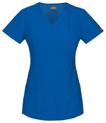 Dickies Mock Wrap Top - Royal Blue - Medium