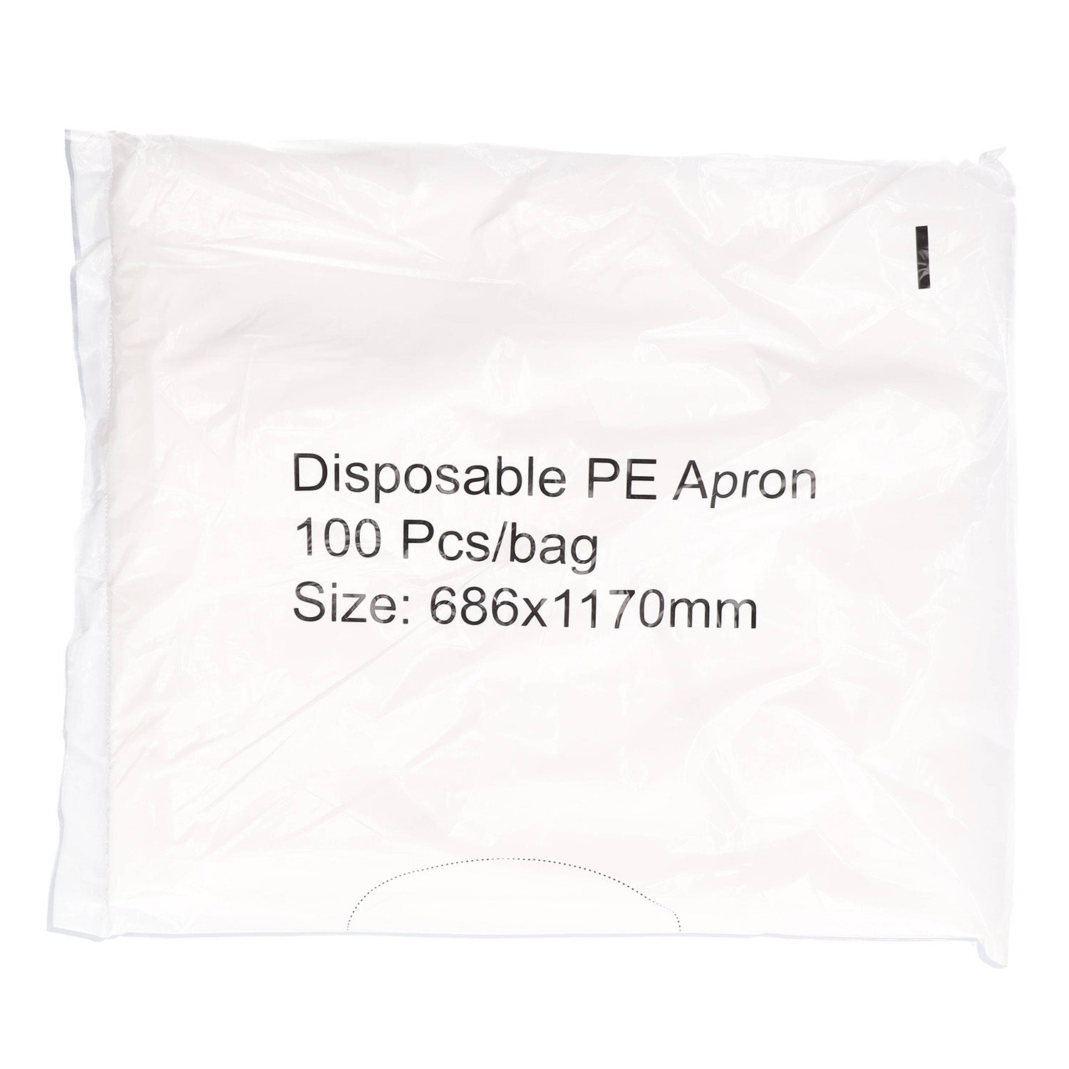 Disposable Aprons -White- 16 Micron x 100