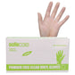 Disposable Clear Vinyl Gloves - Medium - Box of 100