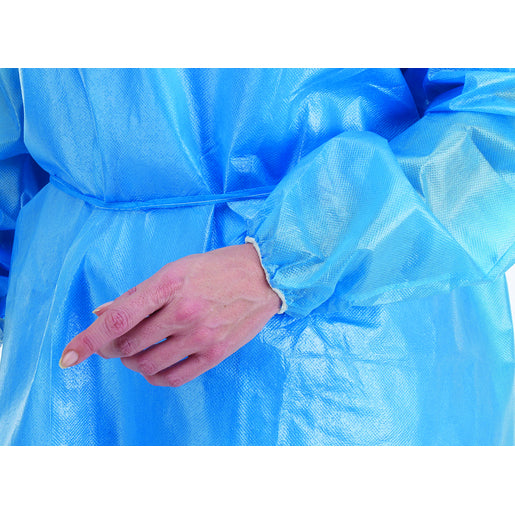 Disposable/Single Use Protection Gown with Long Sleeves x 50