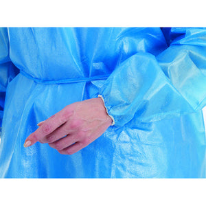 Disposable/Single Use Protection Gown with Long Sleeves x 50