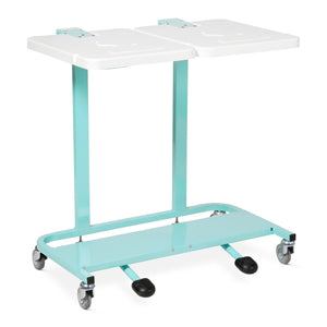 Double Bag Wheeler Trolleys Pedal Lids Mild Steel