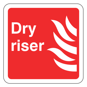 Dry Riser Sign