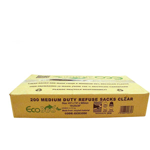 ECO 360 Medium duty - 18x29x38" Clear Bin Liner