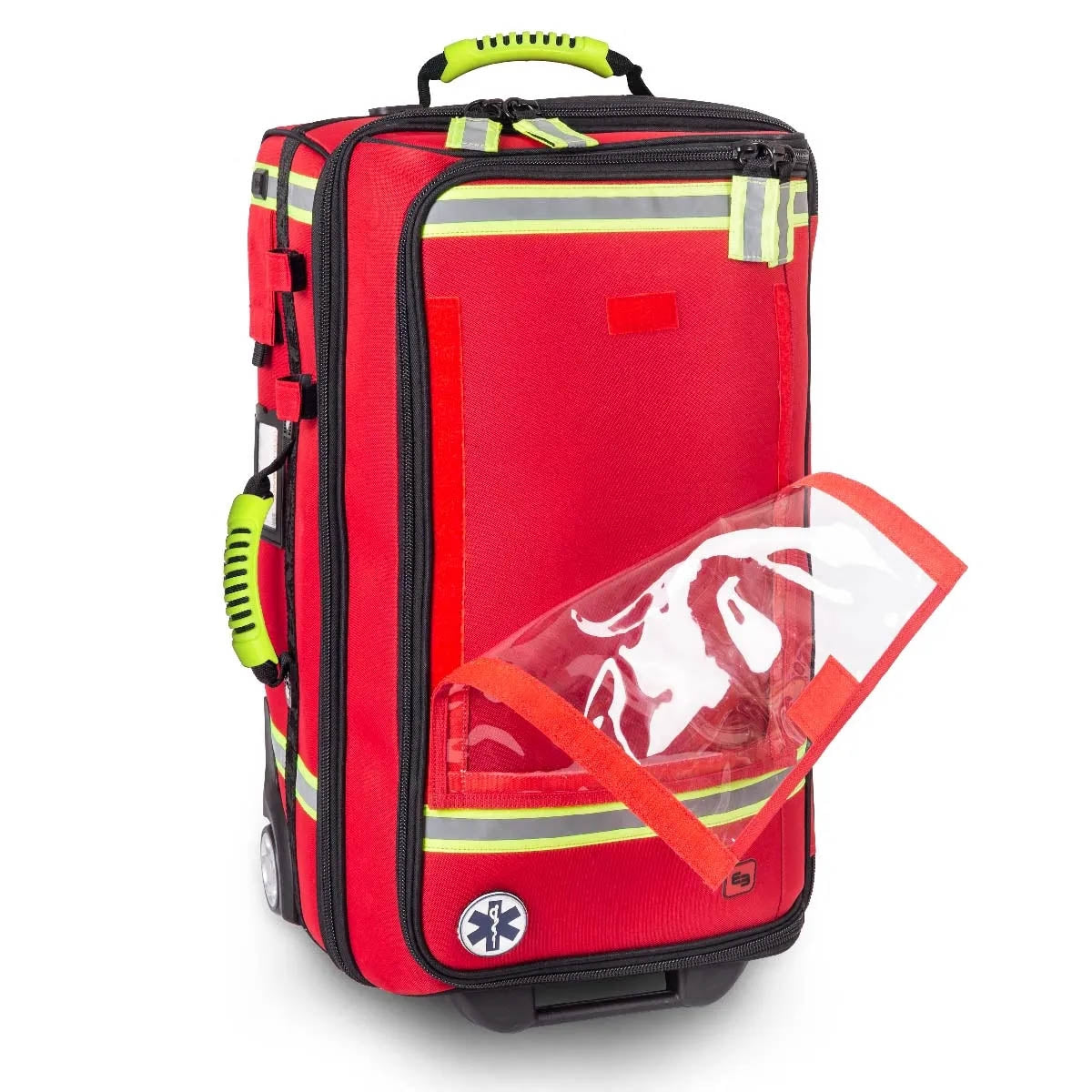 Emerair's Trolley Emergency Respiratory Bag - Red Polyamide