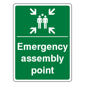 Emergency Assembly Point Sign (Portrait Family)