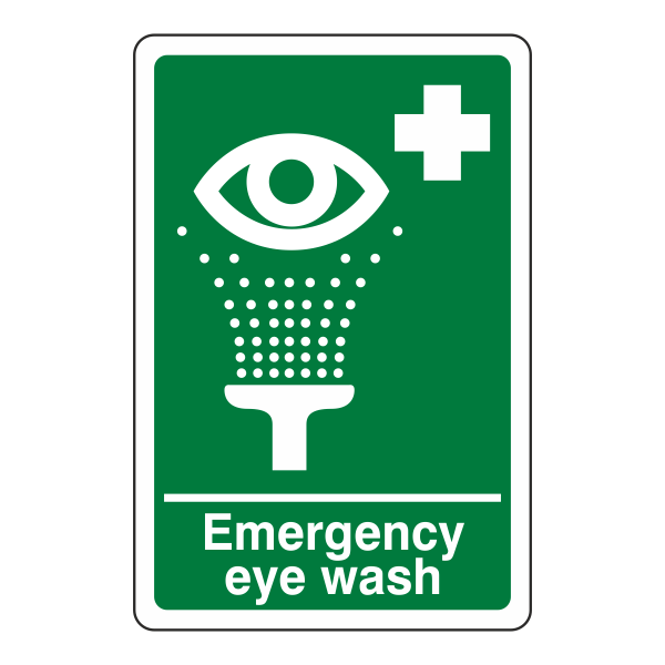 Emergency Eye Wash Sign