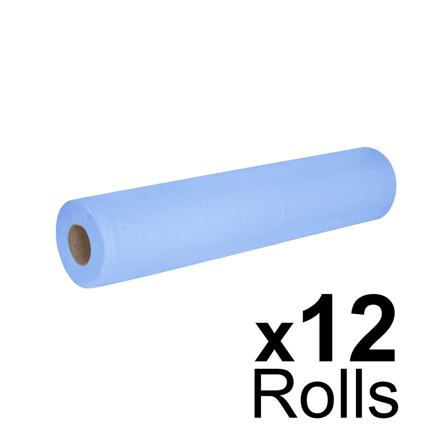 Essentials Blue Couch Roll 20" - 2ply - 40m x 500mm - Case of 12