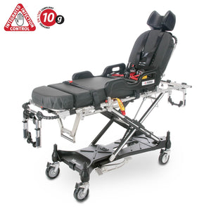 FERNO Pegasus Ambulance Trolley - Webbing Restraints - LHS-operated 2-Part Lock