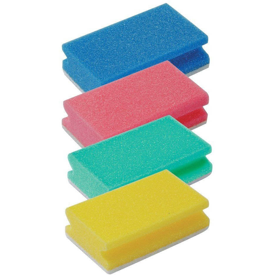 Finger Gripped Sponge Scourer - Pack of 10