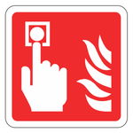 Fire Alarm Sign Call Point Sign (Logo)