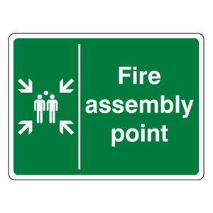 Fire Assembly Point Sign (Family)