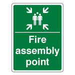 Fire Assembly Point Sign (Portrait Family)