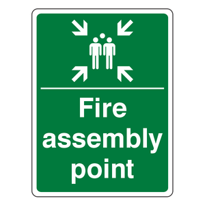 Fire Assembly Point Sign (Portrait Family)