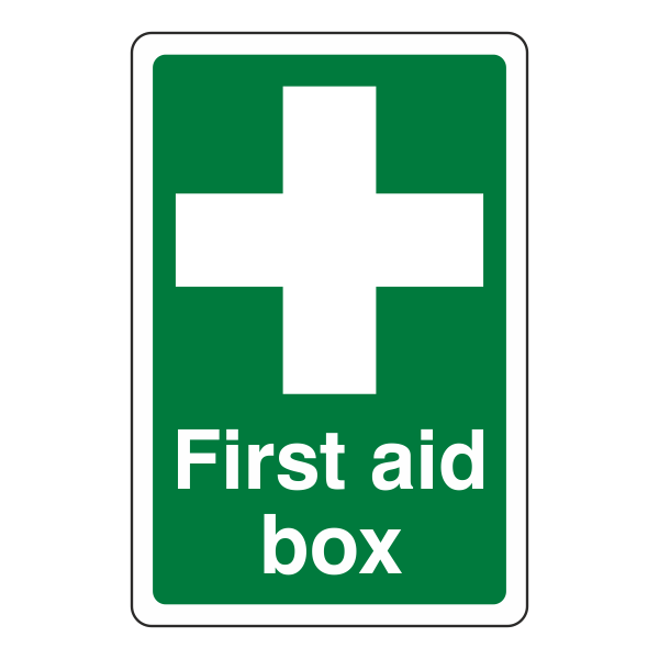 First Aid Box Sign