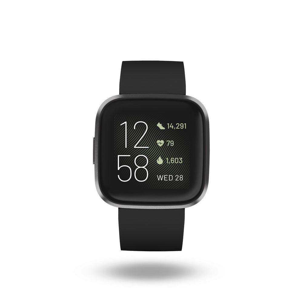 Fitbit Versa 2 - Black/Carbon Aluminium