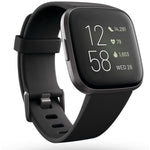 Fitbit Versa 2 - Black/Carbon Aluminium