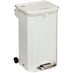 Flame Retardant Hands Free Bin - 20 litre White