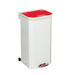 Flame Retardant Hands Free Bin - 70 Litre Orange