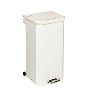 Flame Retardant Hands Free Bin - 70 litre White