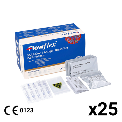 Flowflex Lateral Flow Test SARS-CoV-2 Antigen Rapid - 25 Tests [COVID Test - Acon]