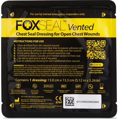 Foxseal Vented Chest Seal