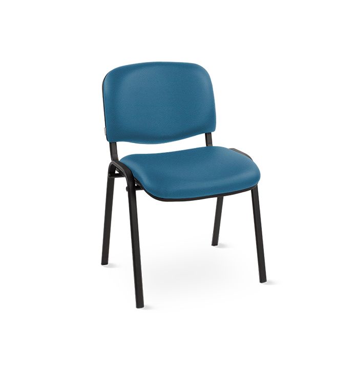 Functional Seating, Stroud, Four Leg, Vinyl, Peacock