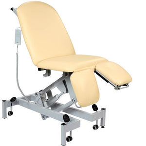 Fusion Electric Height Split Foot Section Treatment Chair - Fixed Seat, Gas Assist Head