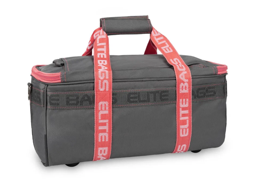 GP's Light medical bag – Grey and Salmon pink