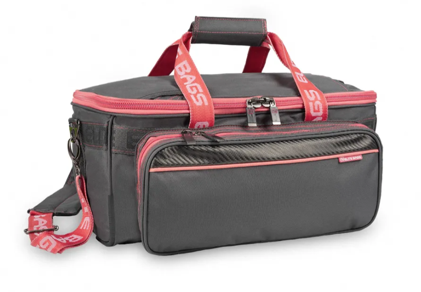 GP's Light medical bag – Grey and Salmon pink