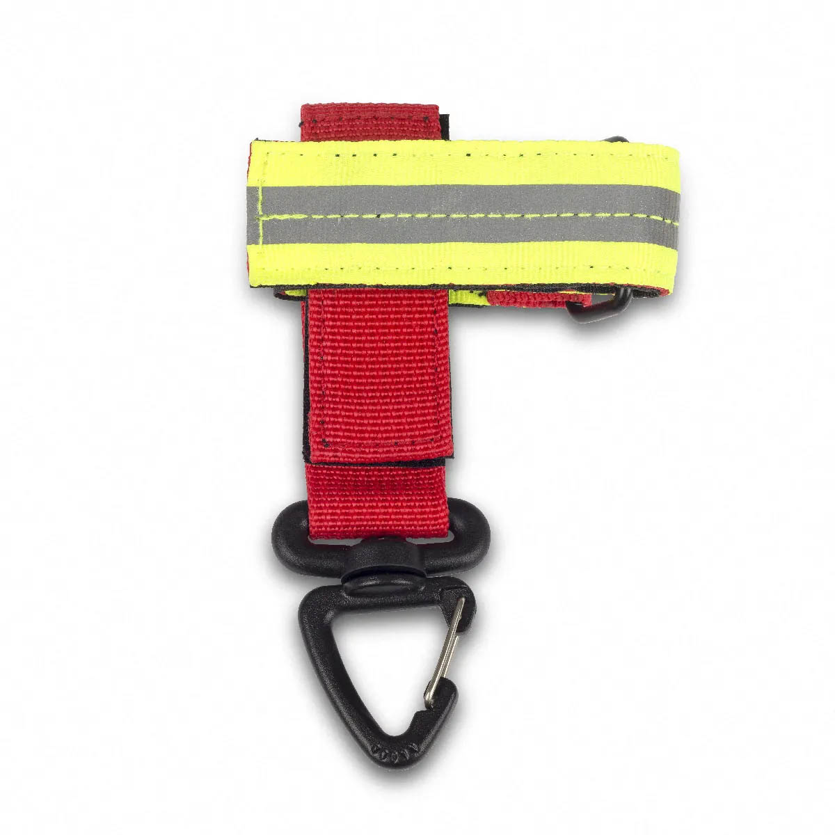 Glove Holder/Rope Accessory w/ Multi-Use Carabiner - Red Polyester