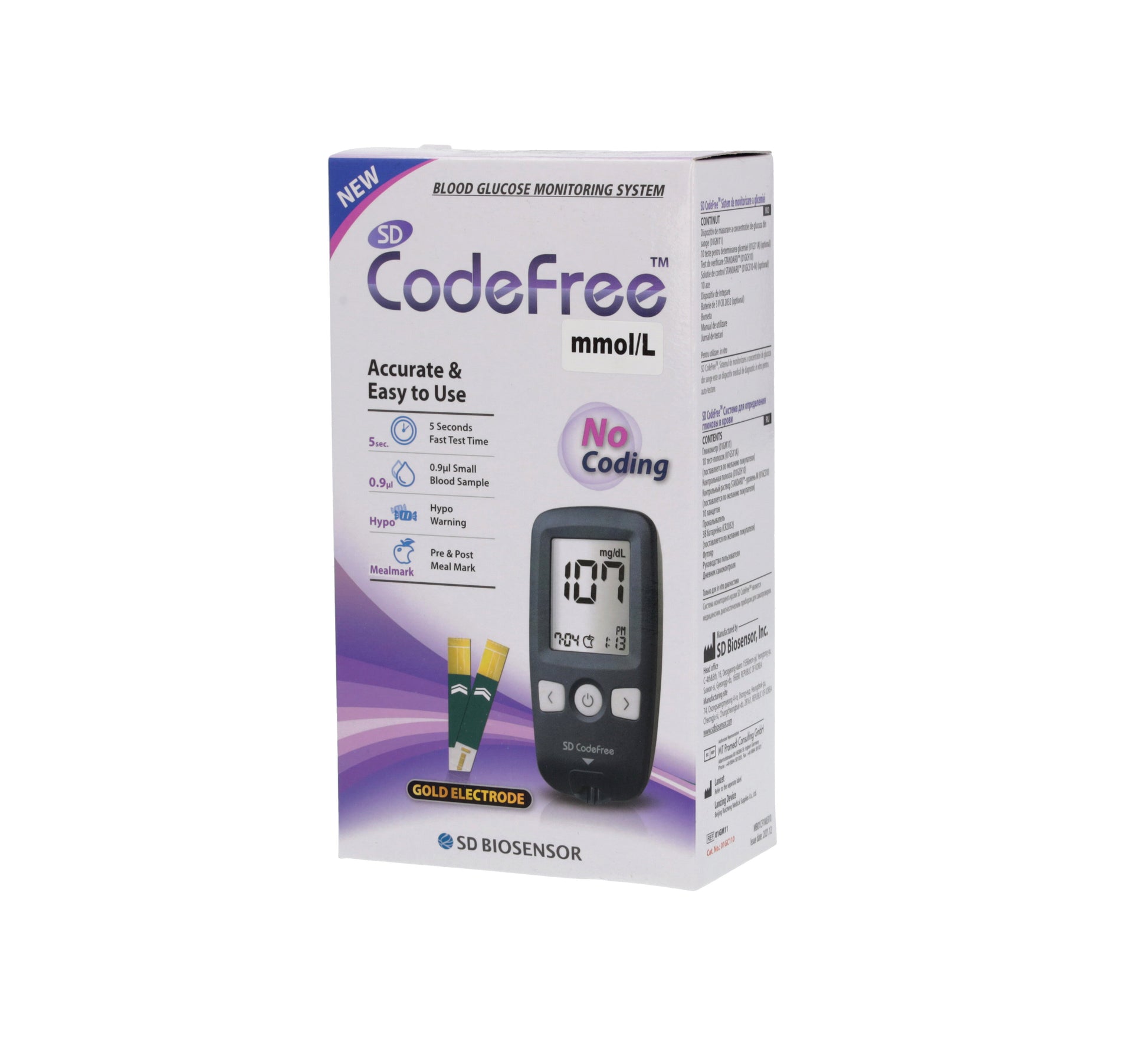 Glucometer - SD Gold Glucose in Blood Meter