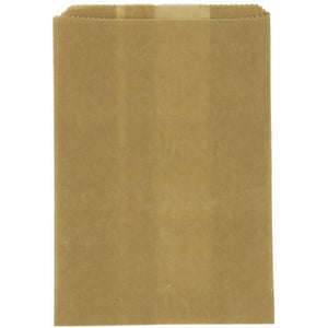 Gusseted Brown Sanitary Towel Paper Bag x1000