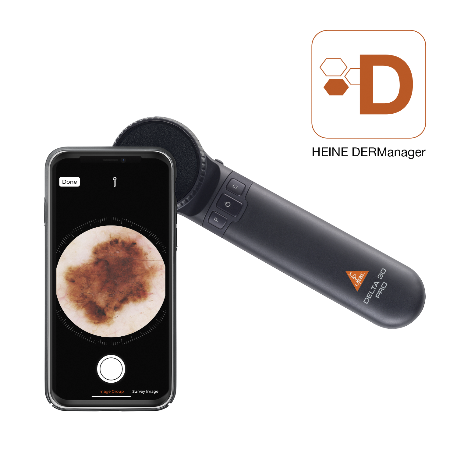 HEINE DELTA 30 PRO Dermatoscope - Bundle