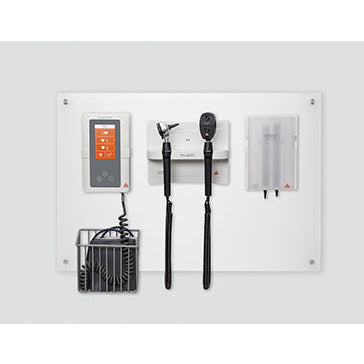 HEINE EN200 LED Wall Diagnostic Station - With K180 F.O Otoscope & K180 Ophthalmoscope