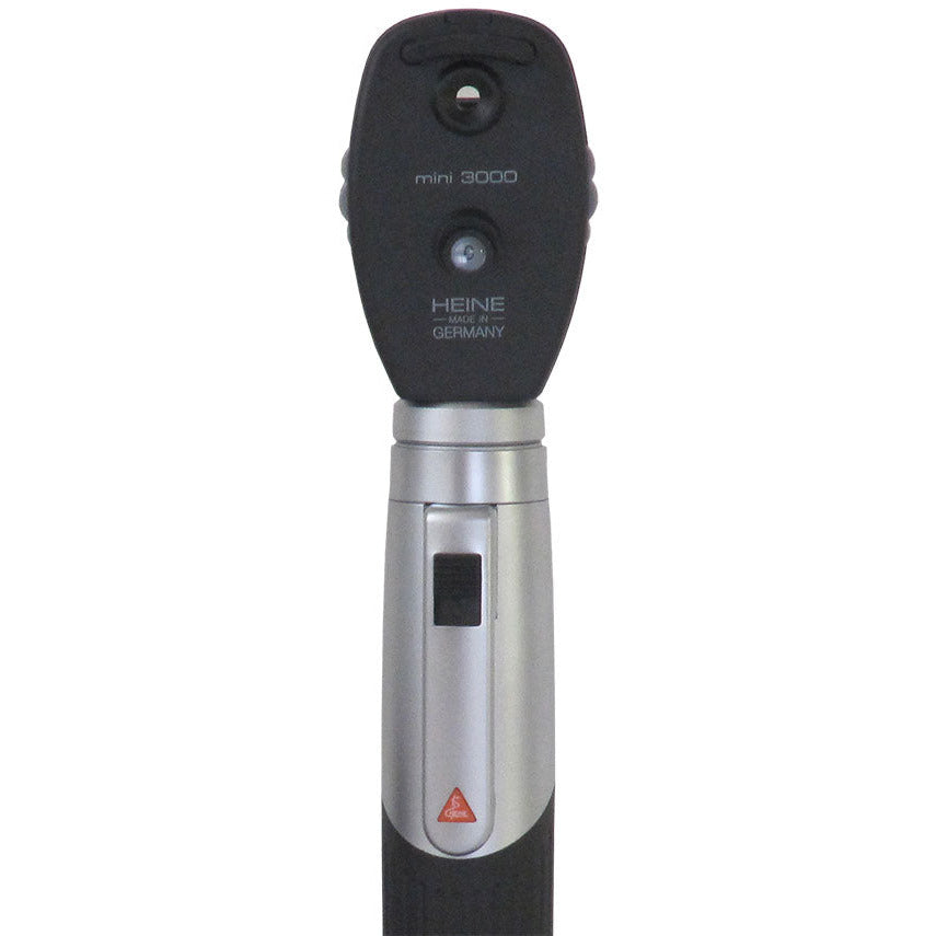 HEINE mini3000 2.5v LED Ophthalmoscope in Hard Case with Batteries